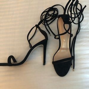 Aldo Black Strappy High Heels
